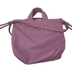 NWT Madewell Purple Leather Transport Crossbody Tote Bag